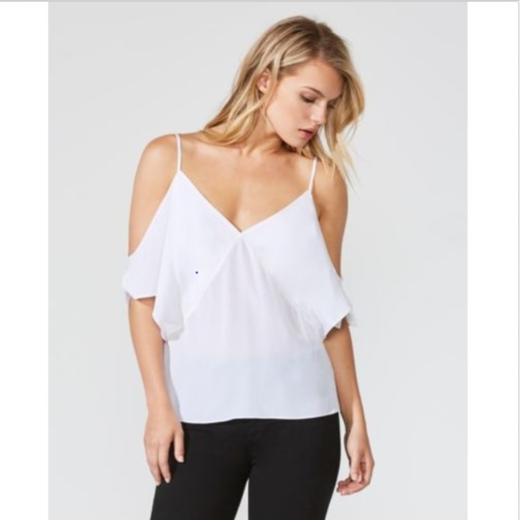 Bailey 44 Tops - Anthropologie B44 Chakra Silk Cold Shoulder Top S